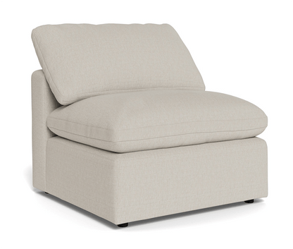 Fluffy Small Armless Chair - Tropez Oyster