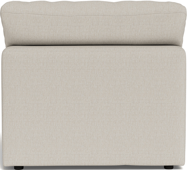 Fluffy Small Armless Chair - Tropez Oyster