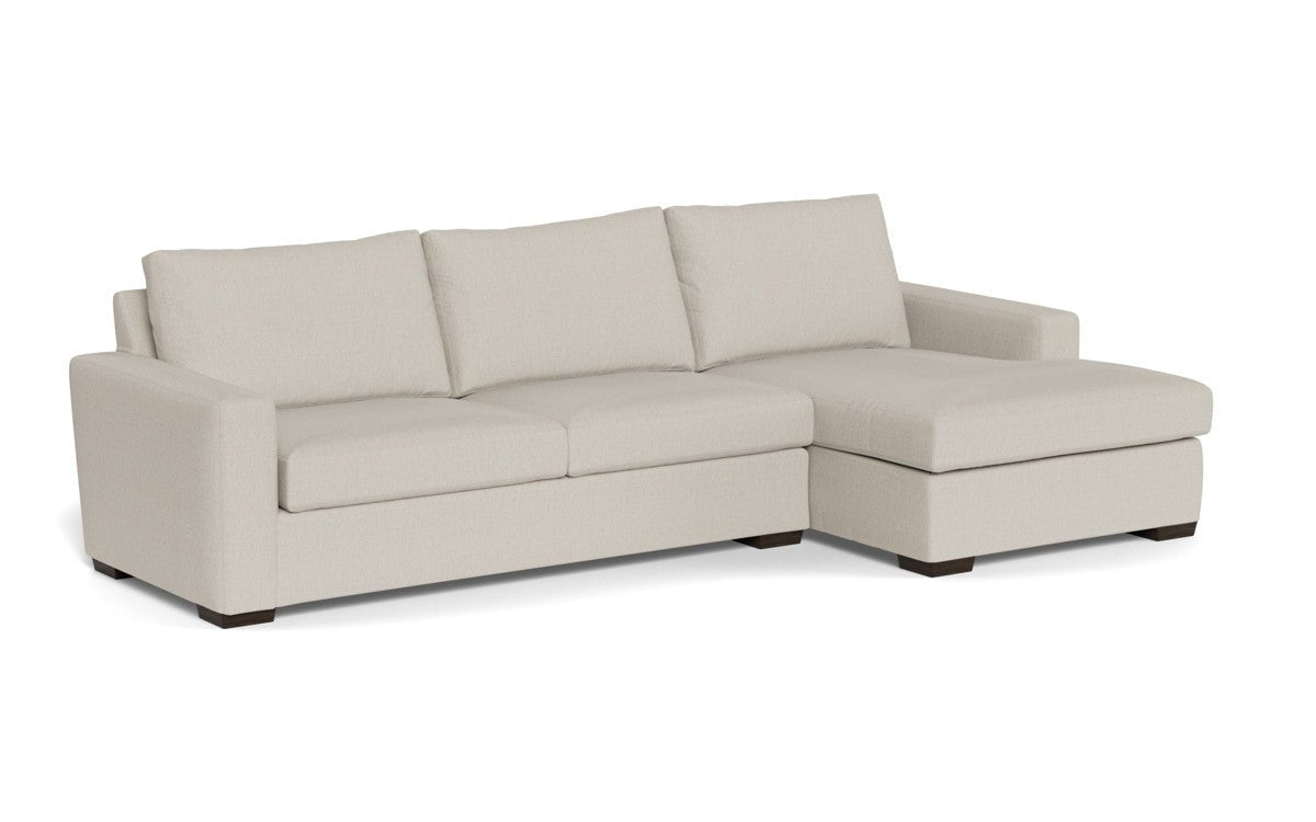 Mesa 123" Right Chaise Sectional - Tropez Charcoal
