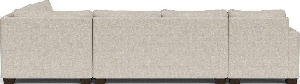 Track 141" Corner Sectionals w. Left Chaise - Tropez Oyster