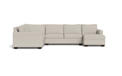 Track 141" Corner Sectionals w. Right Chaise - Tropez Oyster