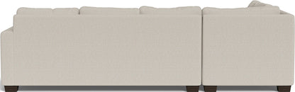 Track 121" Left Chaise Sleeper Sectional - Tropez Oyster