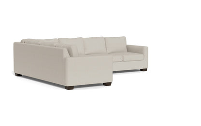 Track 121" Left Corner Sectional - Tropez Oyster