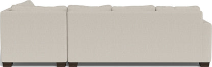 Track 121" Right Chaise Sleeper Sectional - Tropez Oyster