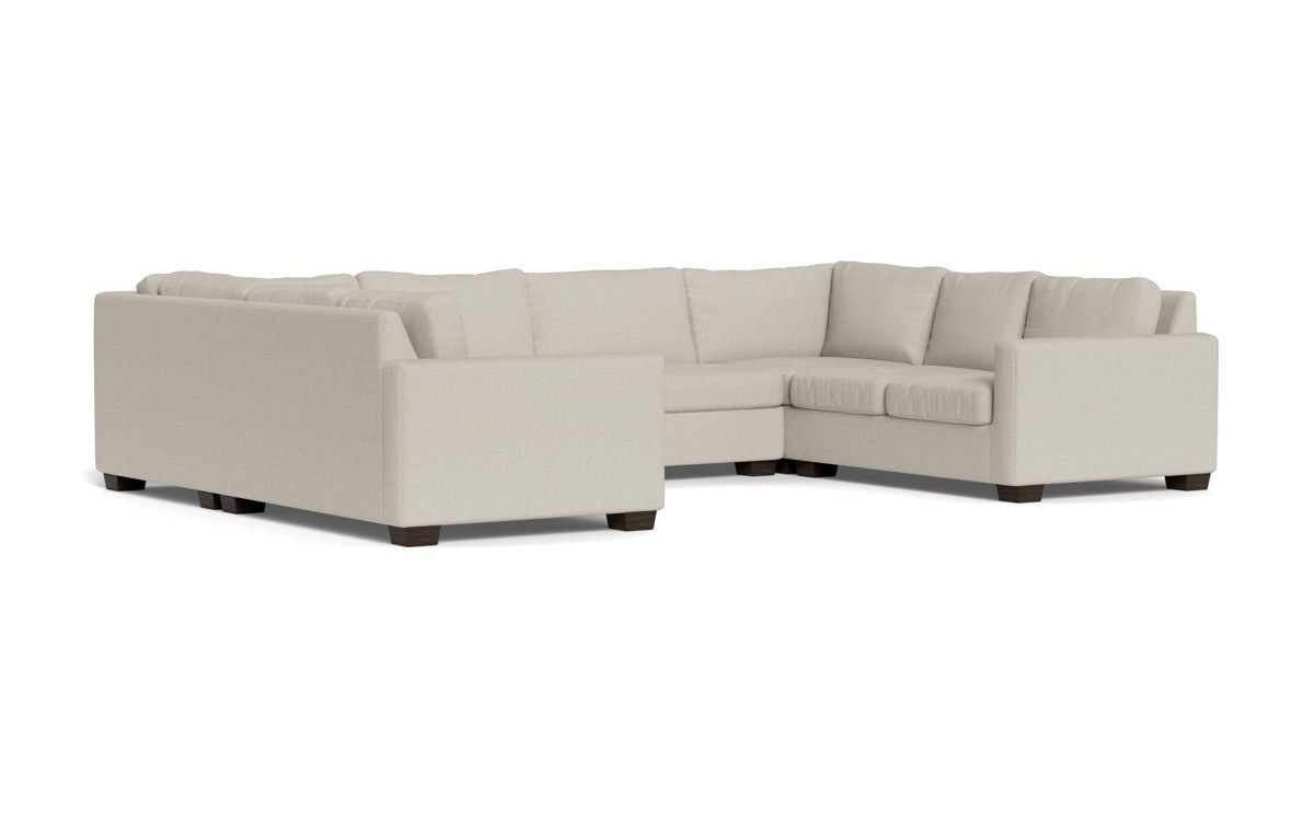 Track 141" Corner Sofa U Sectional - Tropez Oyster
