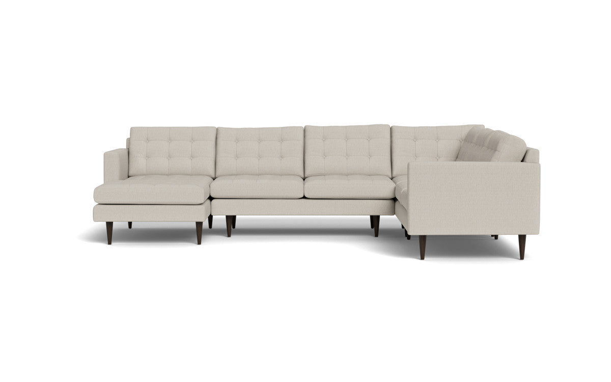 Wallace 130" Corner Sectionals w. Left Chaise - Tropez Oyster