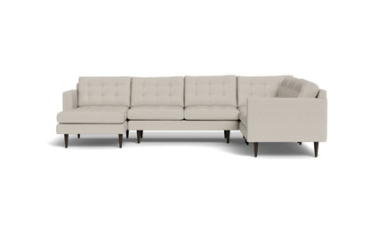 Wallace 130" Corner Sectionals w. Left Chaise - Tropez Oyster