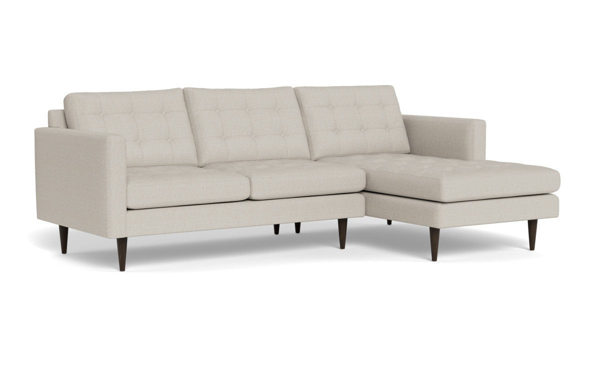 Wallace 98" Right Chaise Sectional - Tropez Oyster