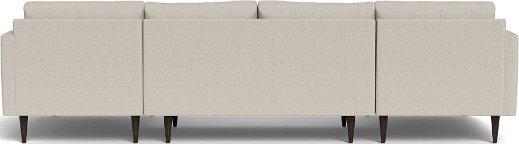 Wallace 126" Double Chaise U Sectional - Tropez Oyster