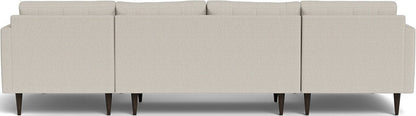 Wallace 126" Double Chaise U Sectional - Tropez Oyster