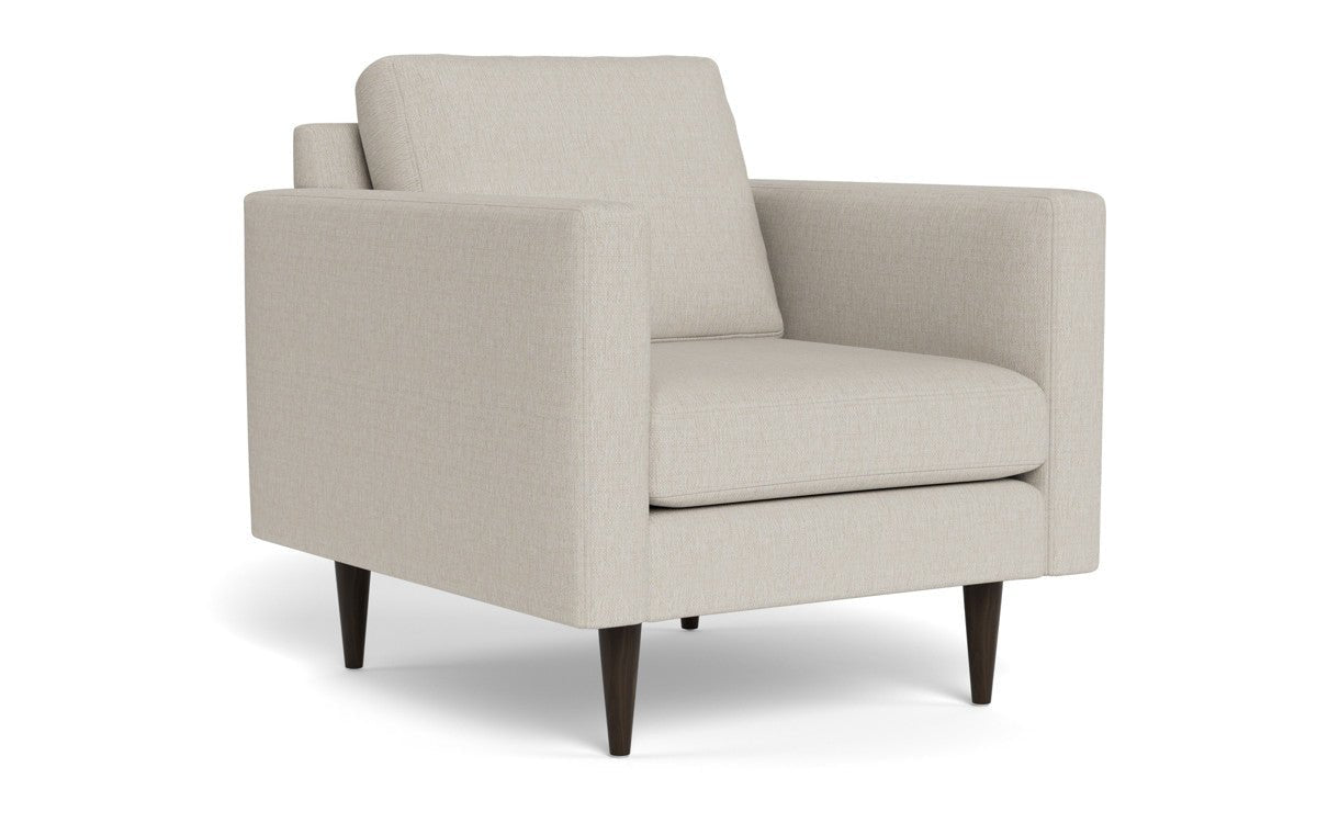 Wallace 34" Untufted Arm Chair - Tropez Oyster
