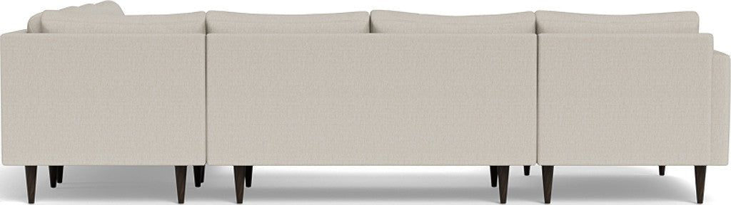 Wallace 130" Untufted Corner Sectionals w. Left Chaise - Tropez Oyster