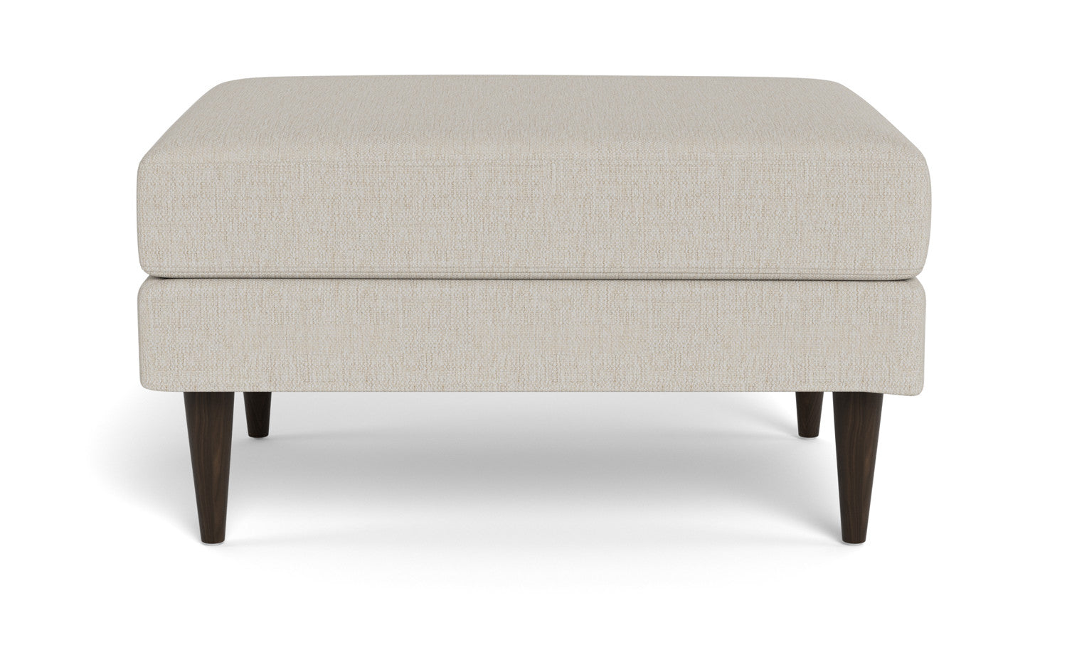 Wallace Untufted Ottoman - Tropez Oyster