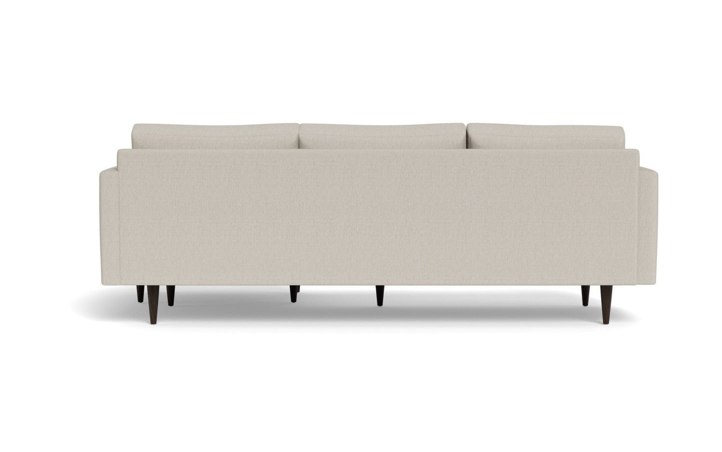 Wallace 98" Untufted Reversible Chaise Sofa - Tropez Charcoal