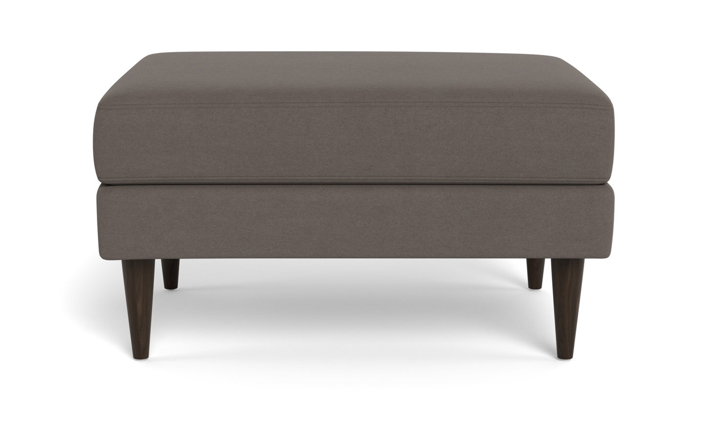 Wallace Untufted Ottoman - Toscana Otter