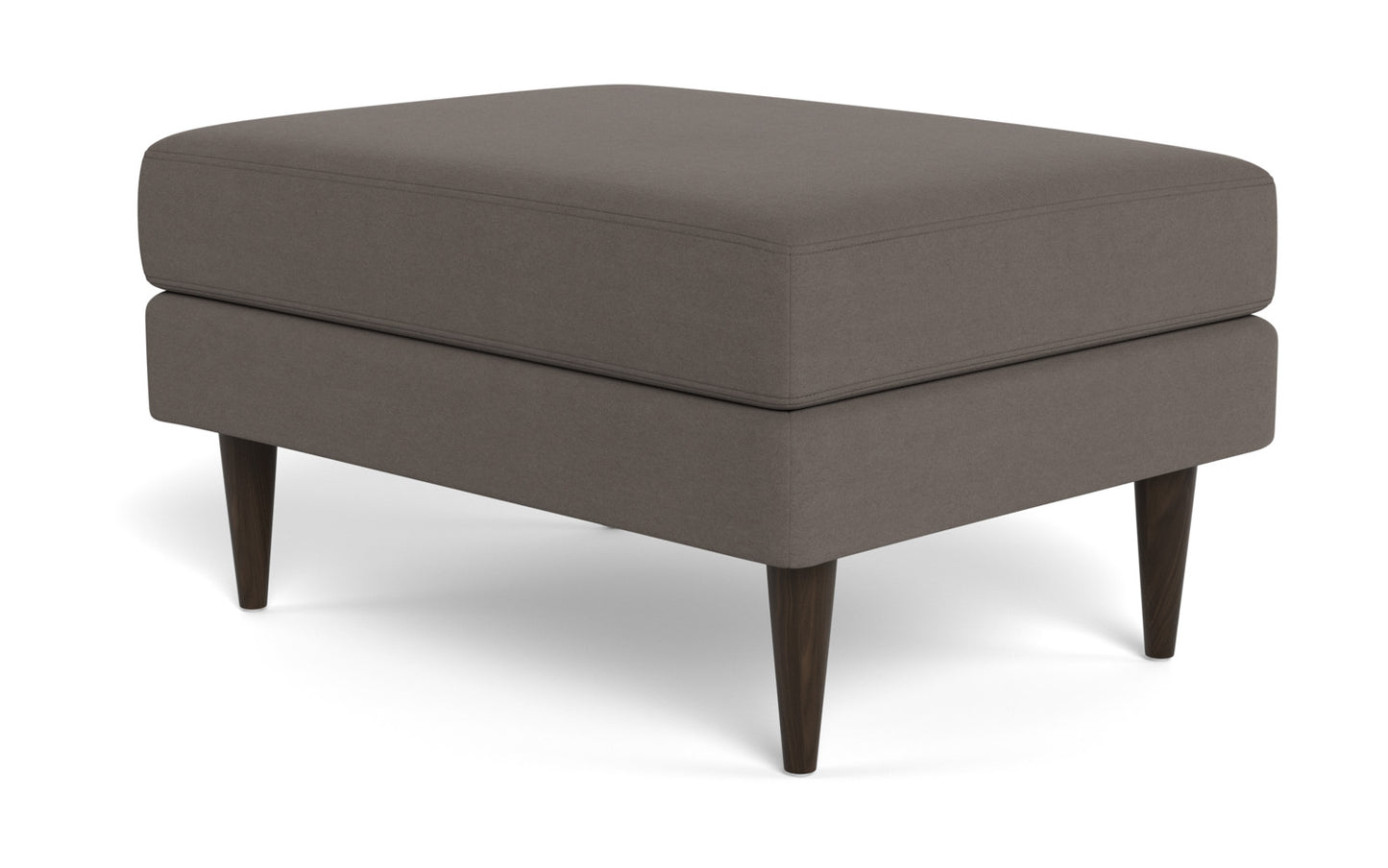 Wallace Untufted Ottoman - Toscana Otter