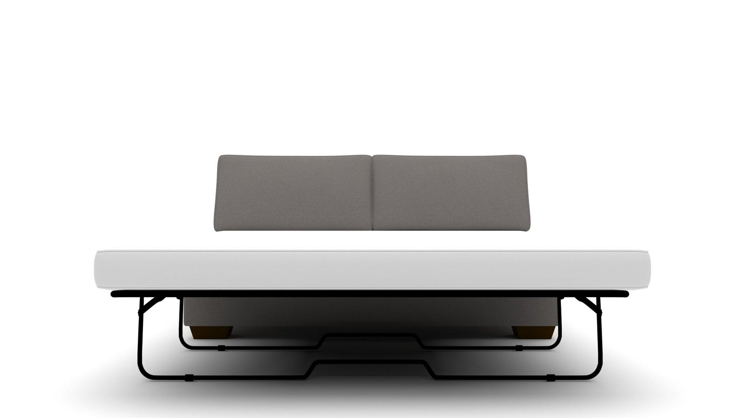 Track Armless Full Sleeper Loveseat - Peyton Slate