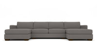 Track 141" Double Chaise With Armless Loveseat - Peyton Slate
