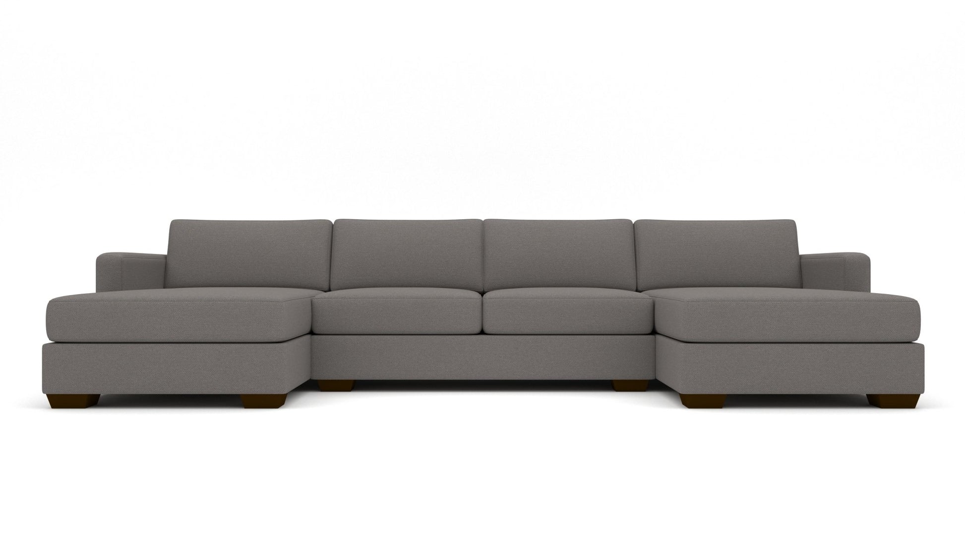Track 141" Double Chaise With Full Sleeper Loveseat -