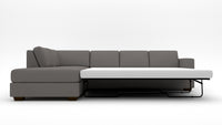 Track 121" Left Chaise Sleeper Sectional -