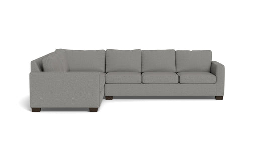 Track 121" Left Corner Sectional With Raf Sleeper Sectional -