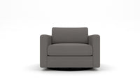 Track 36" Swivel Arm Chair - Peyton Slate