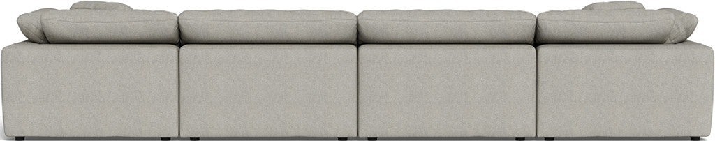 Fluffy 178" 4 Piece Sectional W/Double Otto - Villa Dove