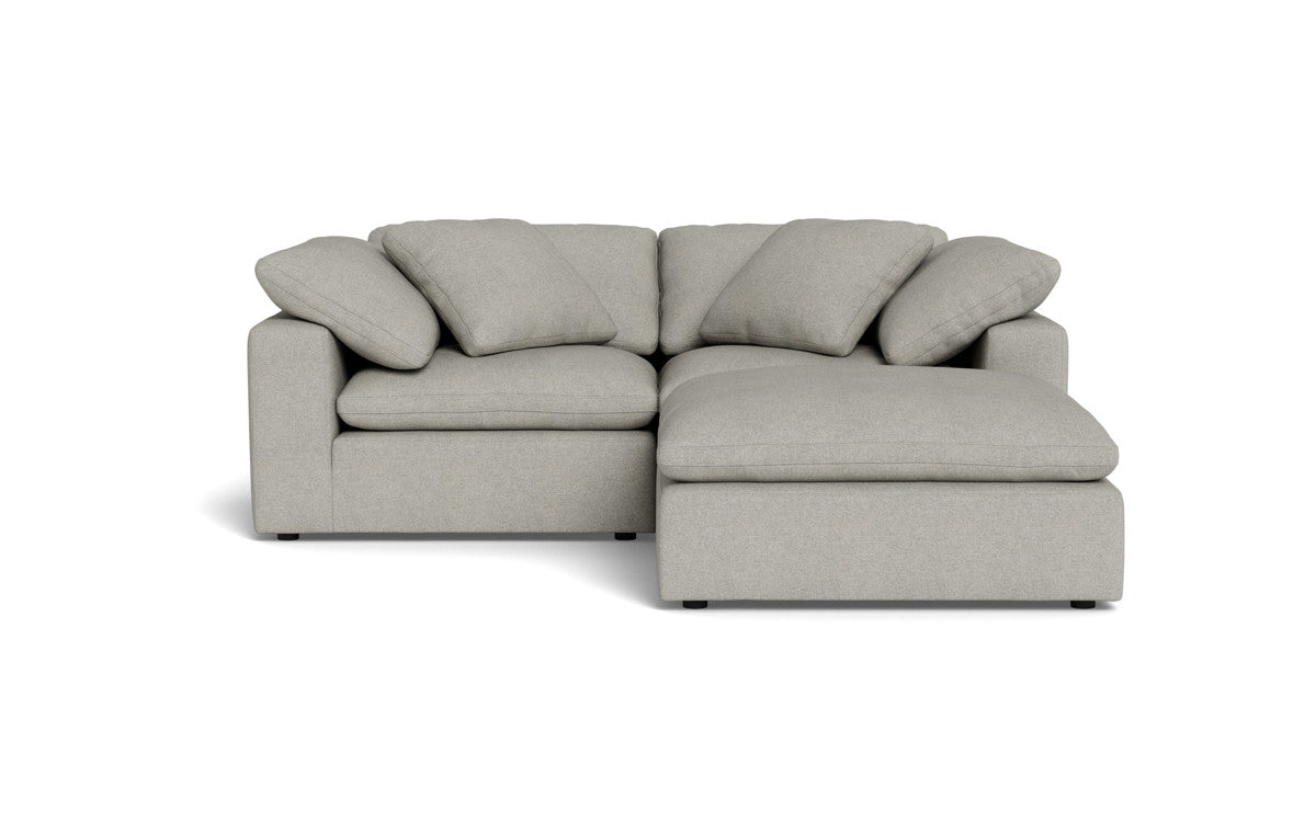 Fluffy 89" 2 Piece Sofa w/Otto - Villa Dove