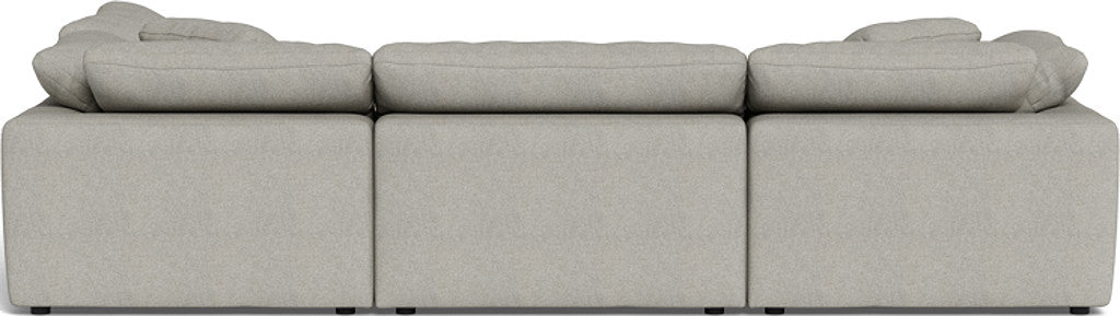 Fluffy 133.5" 4 Piece Sectional w/Otto - Villa Dove