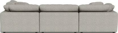 Fluffy 133.5" 4 Piece Sectional w/Otto - Villa Dove