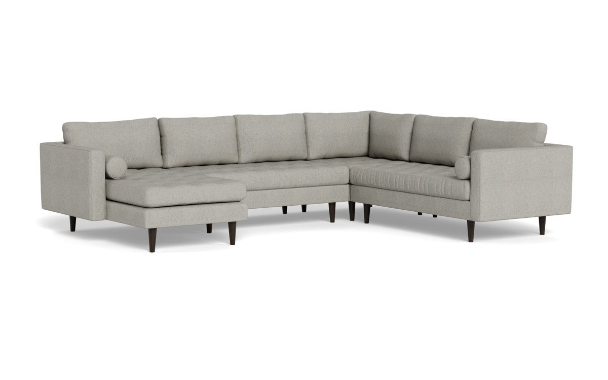 Ladybird 133" Corner Sectional with Left Chaise - Villa Dove