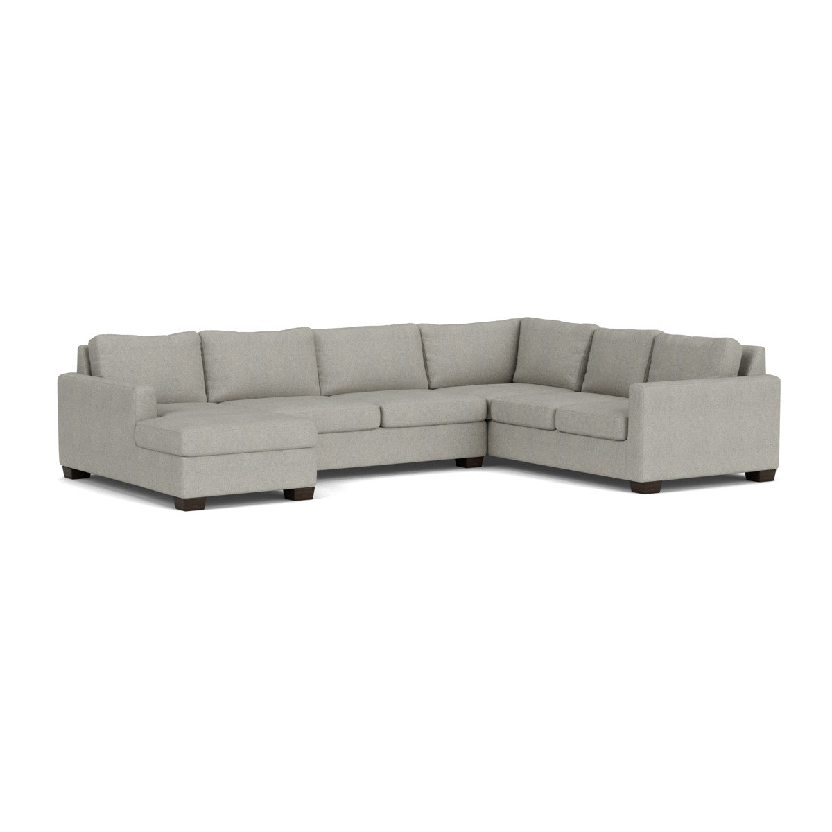 Track 141" Corner Sectionals w. Left Chaise - Villa Dove