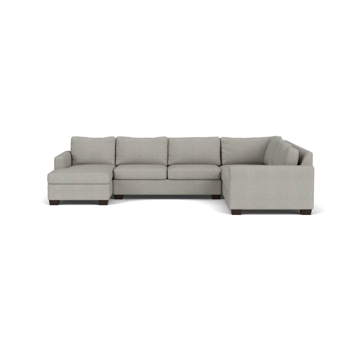 Track 141" Corner Sectionals w. Left Chaise - Villa Dove