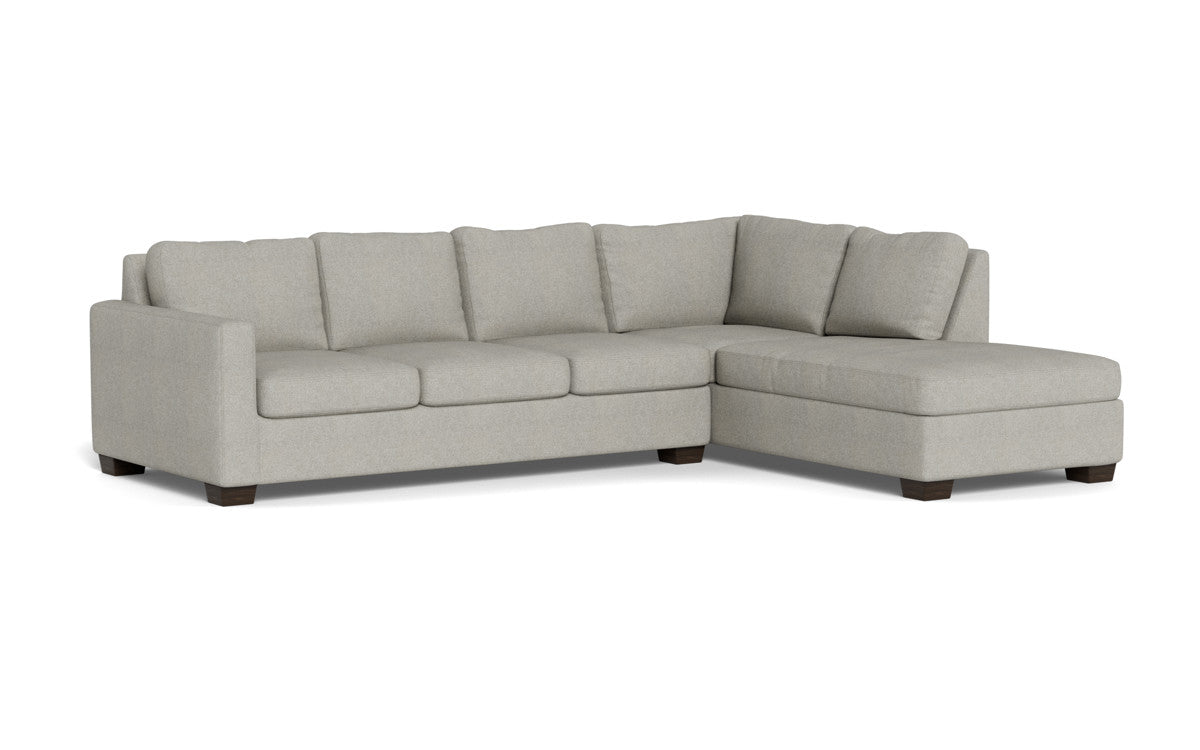 Track 121" Right Chaise Sleeper Sectional - Villa Dove