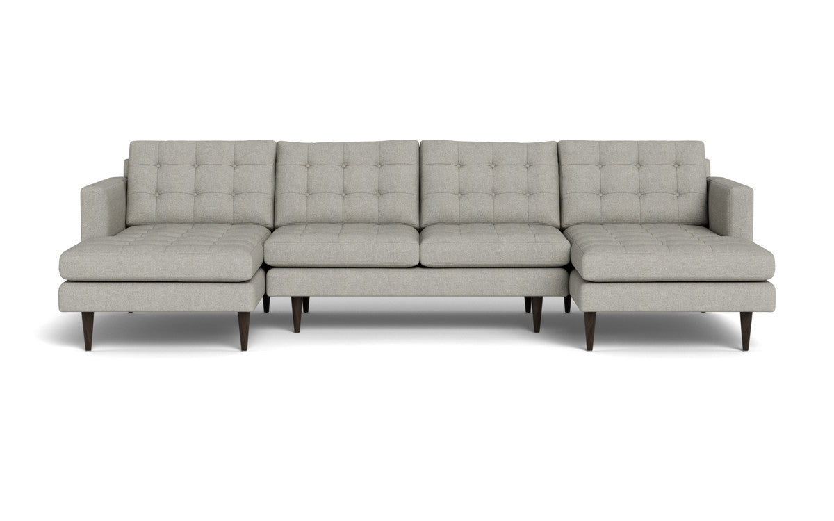 Wallace 126" Double Chaise U Sectional - Villa Dove