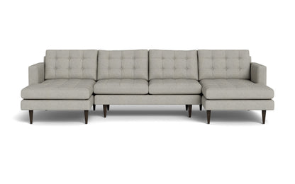 Wallace 126" Double Chaise U Sectional - Villa Dove
