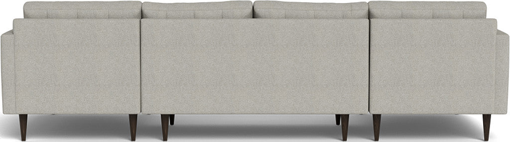 Wallace 126" Double Chaise U Sectional - Villa Dove