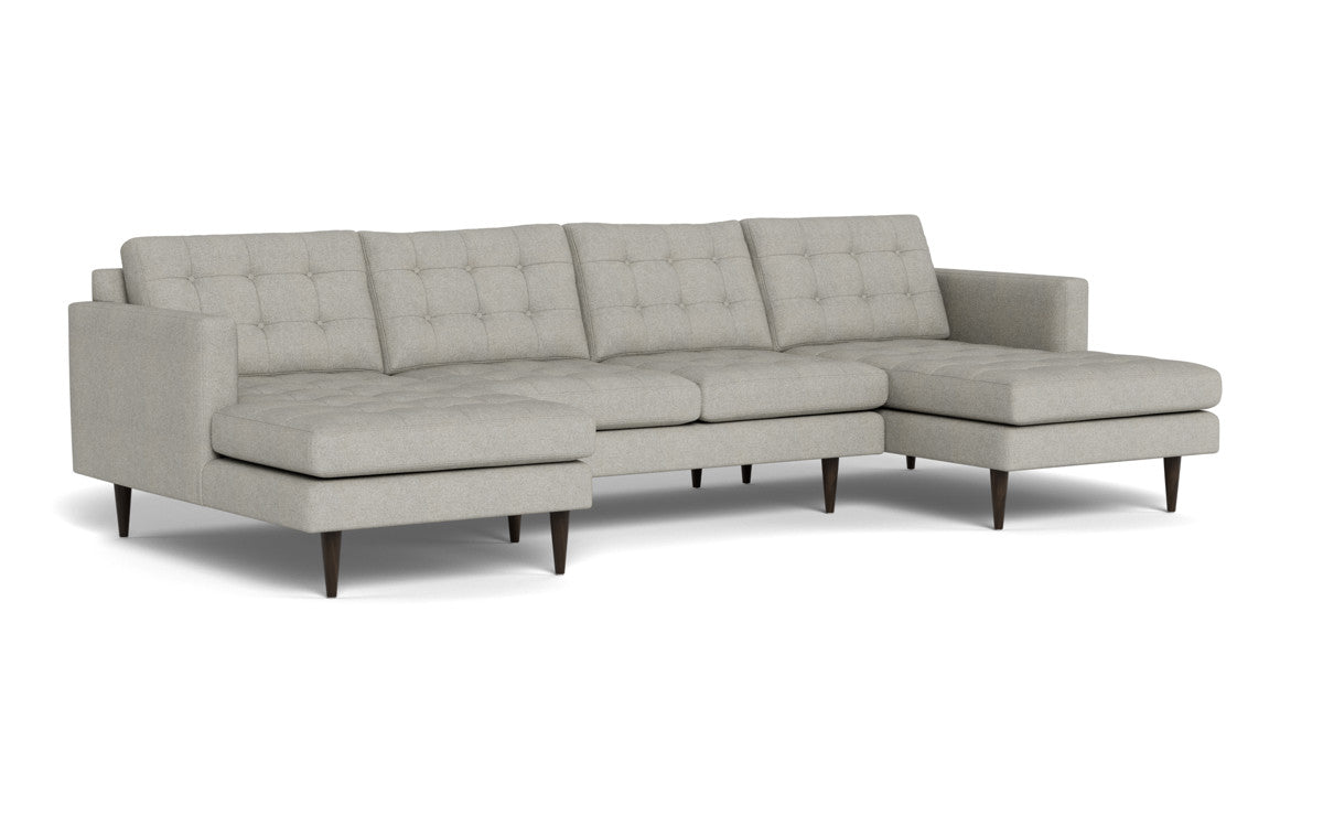 Wallace 126" Double Chaise U Sectional - Villa Dove