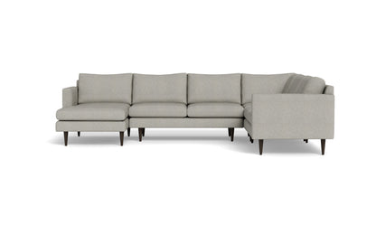 Wallace 130" Untufted Corner Sectionals w. Left Chaise - Villa Dove