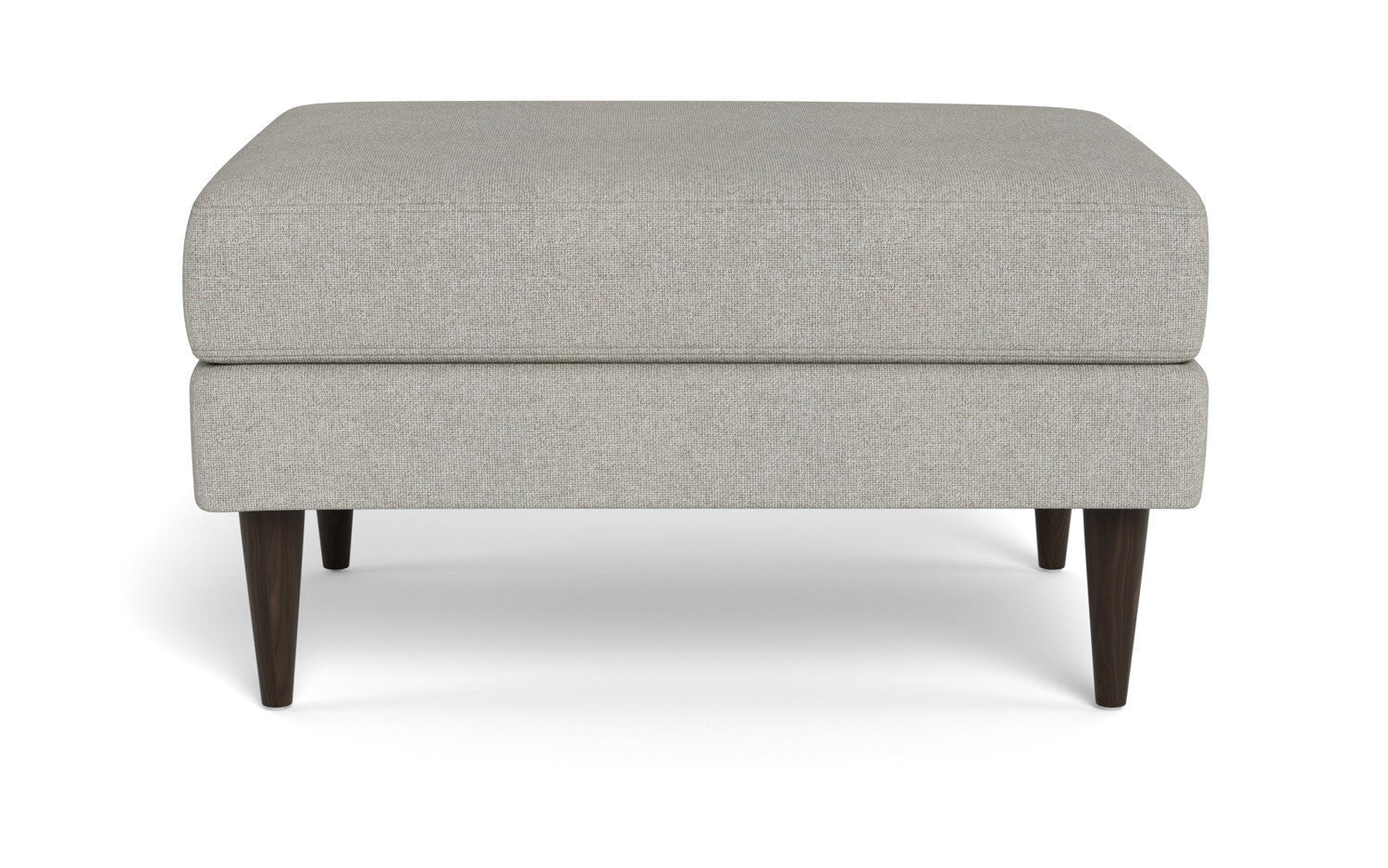 Wallace Untufted Ottoman - Tropez Oyster