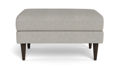 Wallace Untufted Ottoman - Tropez Oyster