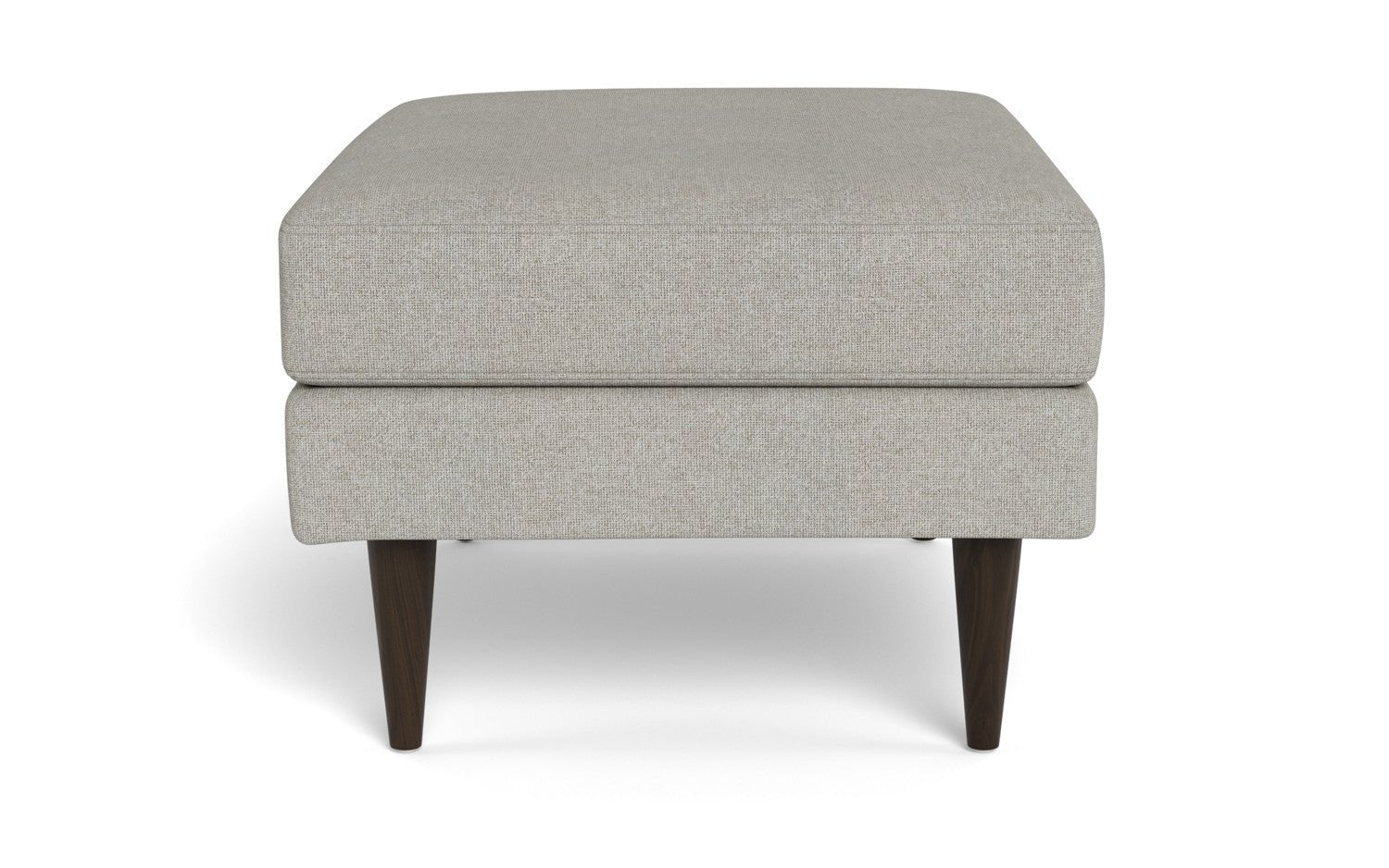 Wallace Untufted Ottoman - Tropez Oyster
