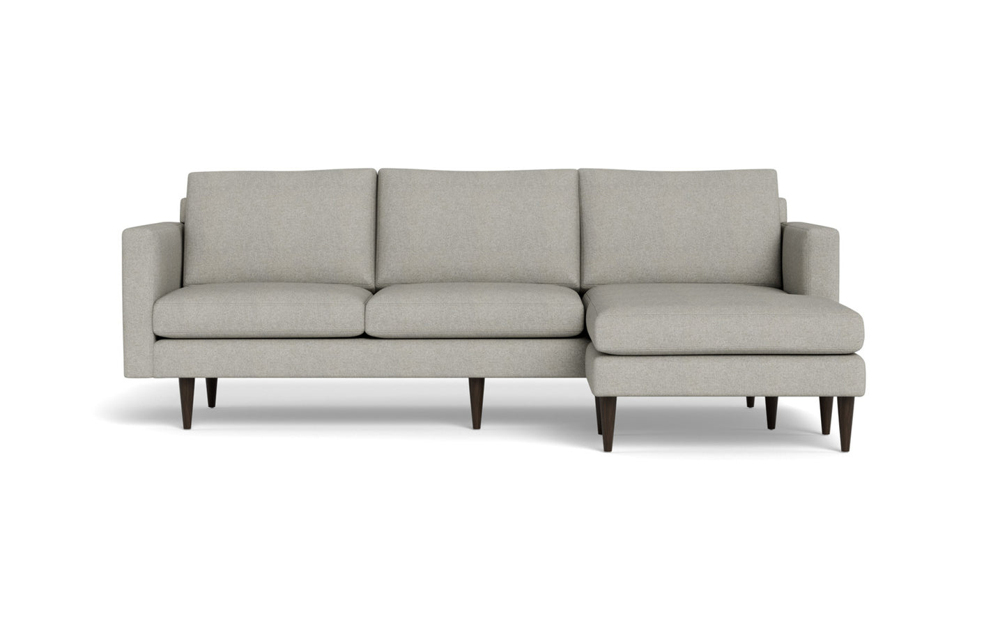 Wallace 98" Untufted Reversible Chaise Sofa - Tussah Snow