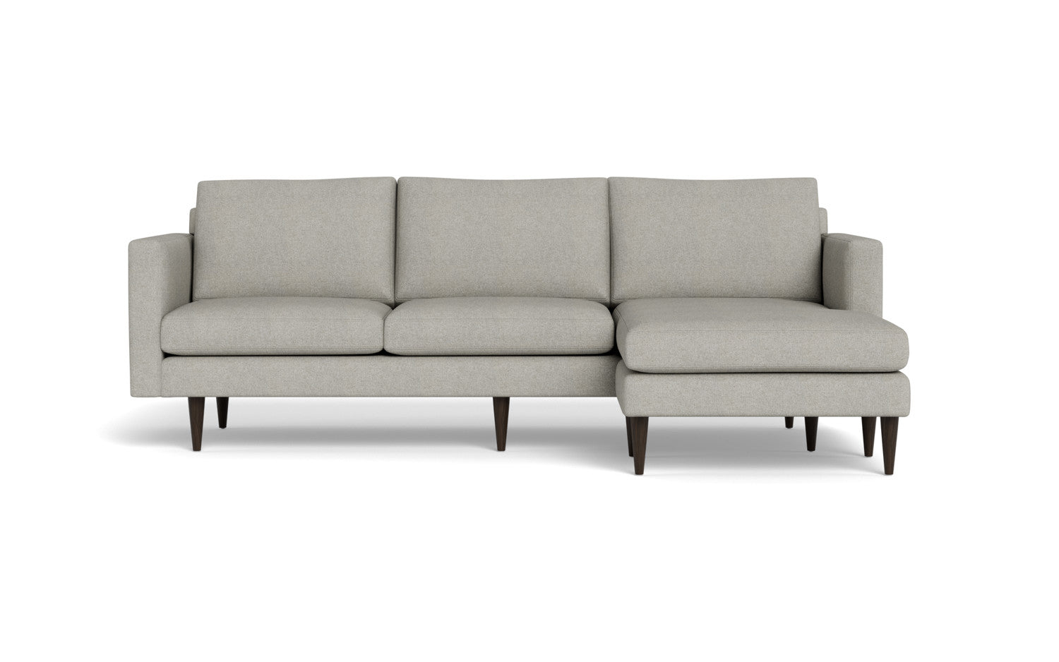 Wallace 98" Untufted Reversible Chaise Sofa - Tussah Snow