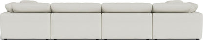 Fluffy 178" 4 Piece Sectional W/Double Otto - Villa Ivory
