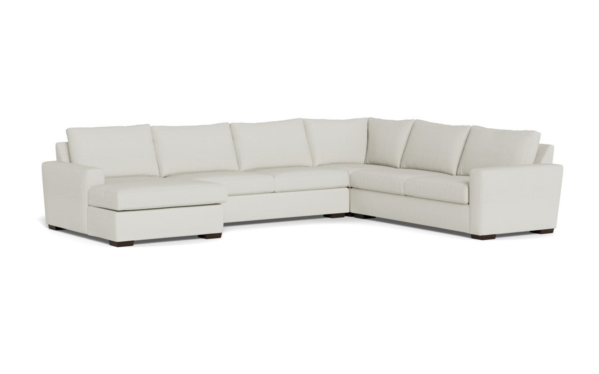 Mesa 156" Corner Sectionals w. Left Chaise - Villa Ivory