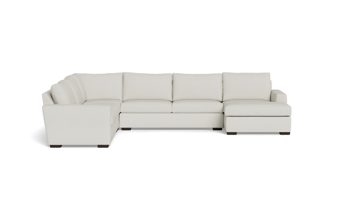 Mesa 156" Corner Sectionals w. Right Chaise - Villa Ivory