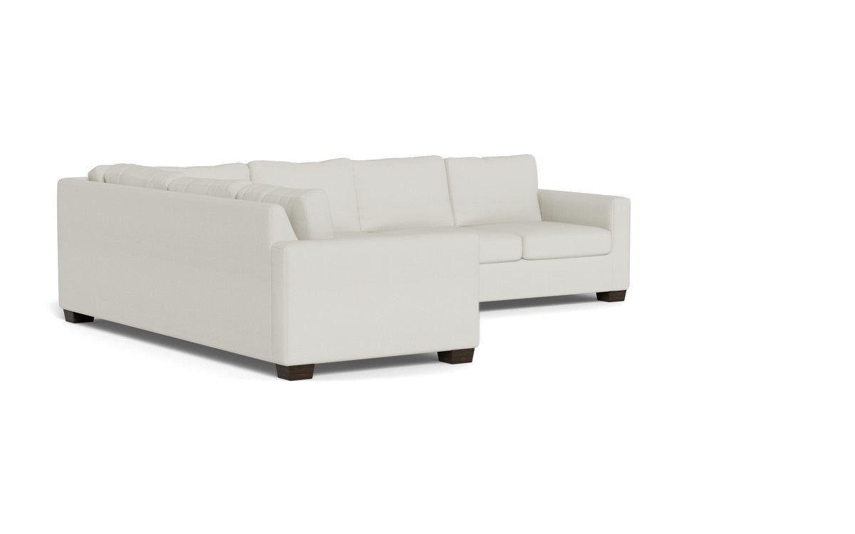 Track 121" Left Corner Sectional - Villa Ivory