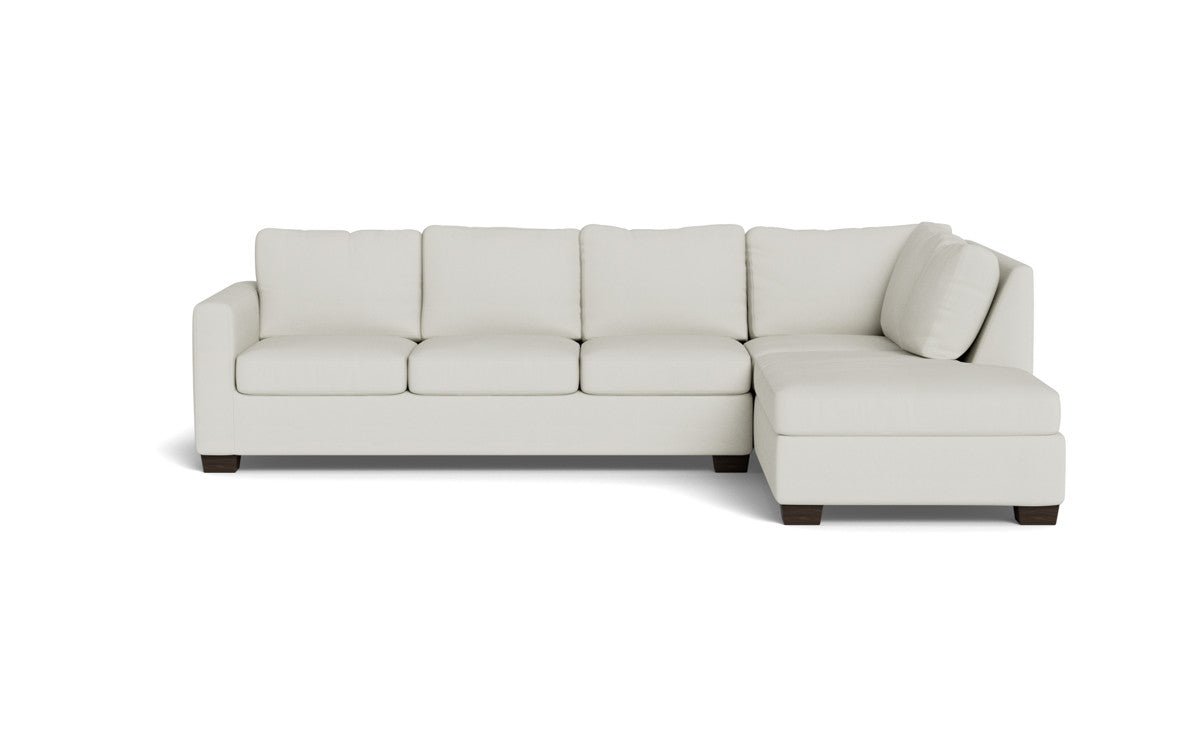 Track 121" Right Chaise Sleeper Sectional - Villa Ivory