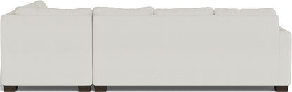 Track 121" Right Chaise Sleeper Sectional - Villa Ivory